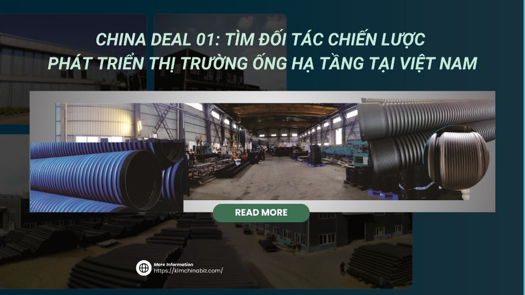 Nhà sản xuất ống hạ tầng quy mô công nghiệp tại Quảng Đông tìm kiếm đối tác phát triển thị trường Việt Nam